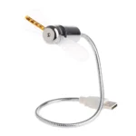 Rechargeable Usb Mini Fan With Time Temperature Display And Led Light Cool Gadget Holiday Gifts Gadgets Electronic Computer Part - Image 5